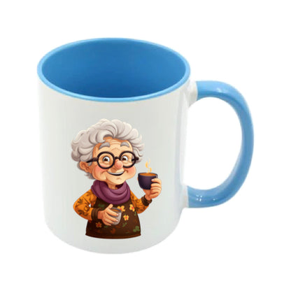 Mug - 11oz - OAP - Lady with a drink 3