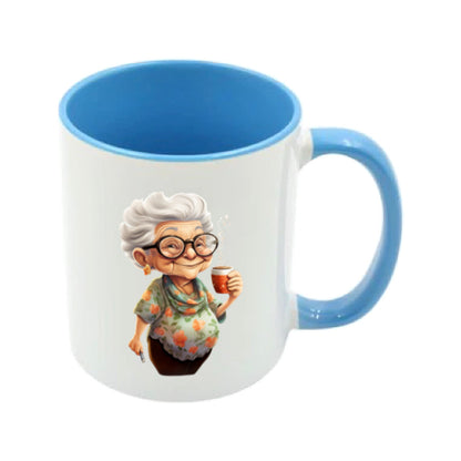 Mug - 11oz - OAP - Lady with a cuppa 2
