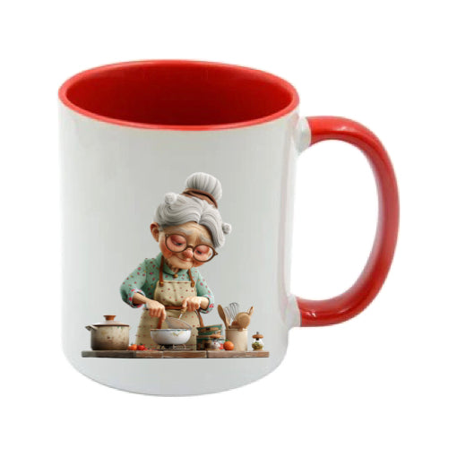 Mug - 11oz - OAP - Lady cooking 2
