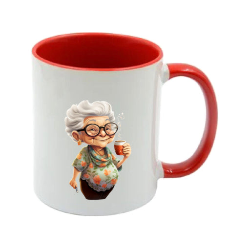 Mug - 11oz - OAP - Lady with a cuppa 2