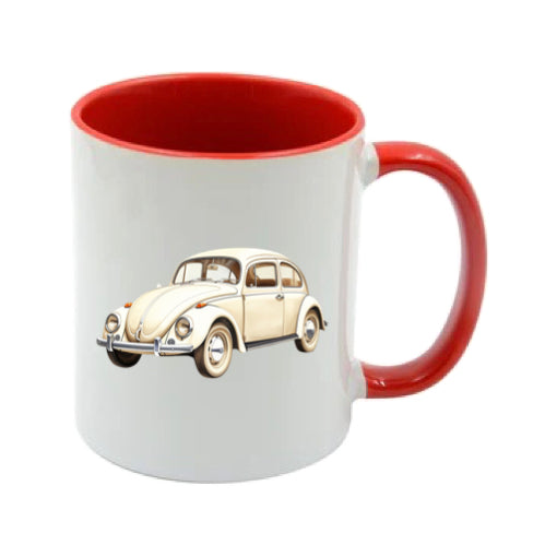 Mug - 11oz - VW Beetle - White