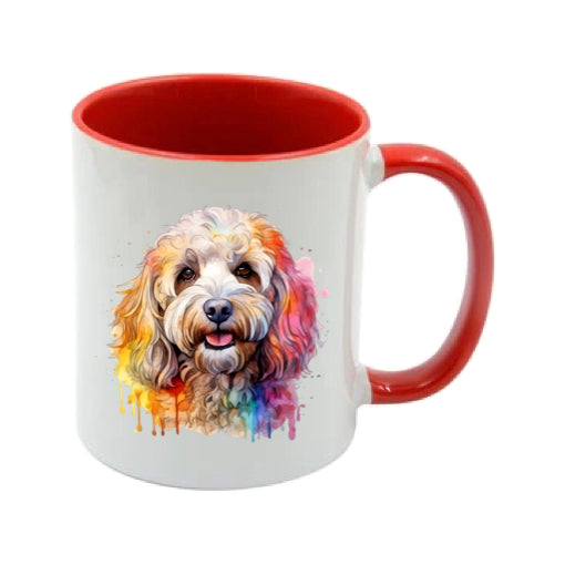 Mug - 11oz - Cockapoo in vibrant watercolours 2