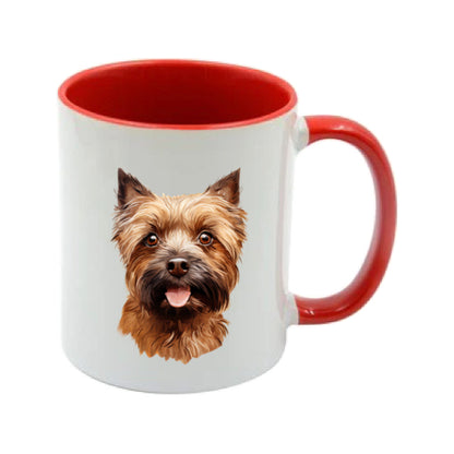 Mug - 11oz - Affenpinscher - brown 1