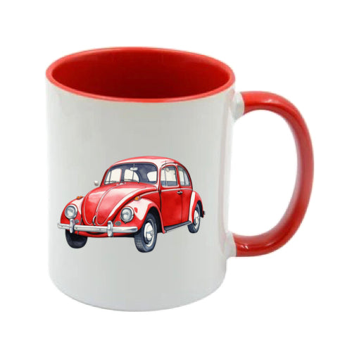 Mug - 11oz - VW Beetle - Red