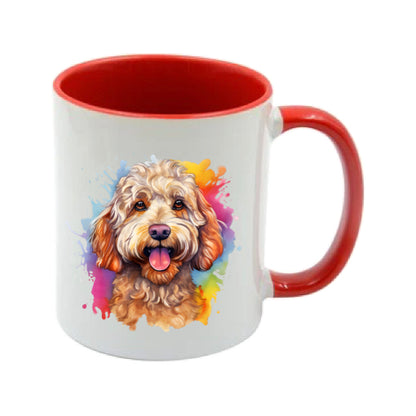 Mug - 11oz - Cockapoo in vibrant watercolours 3