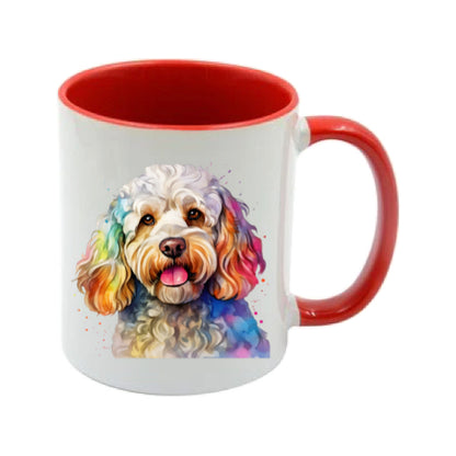 Mug - 11oz - Cockapoo in vibrant watercolours 4