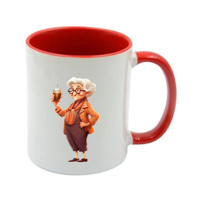 Mug - 11oz - OAP - Lady with a cuppa 3