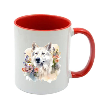 Mug - 11oz - White Swiss Shepherd 10 (GSD)