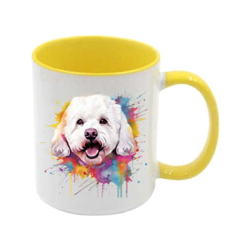Mug - 11oz - Bichon Frise dog in vibrant watercolours 1