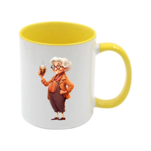 Mug - 11oz - OAP - Lady with a cuppa 3
