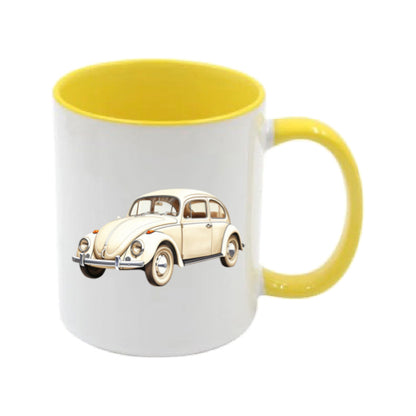 Mug - 11oz - VW Beetle - White