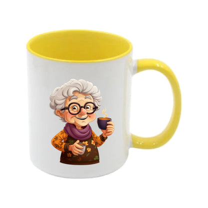 Mug - 11oz - OAP - Lady with a drink 3