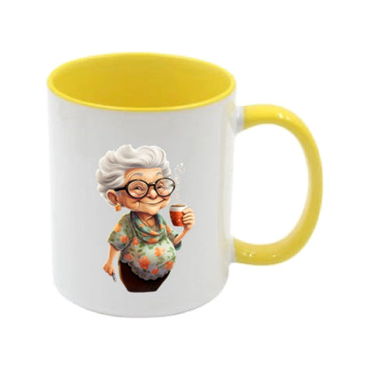 Mug - 11oz - OAP - Lady with a cuppa 2