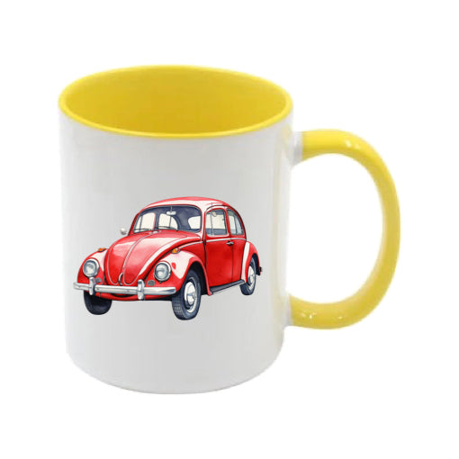 Mug - 11oz - VW Beetle - Red