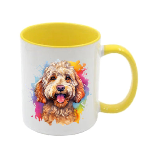 Mug - 11oz - Cockapoo in vibrant watercolours 3
