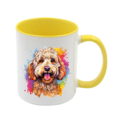 Mug - 11oz - Cockapoo in vibrant watercolours 3