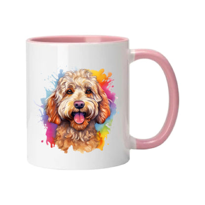 Mug - 11oz - Cockapoo in vibrant watercolours 3