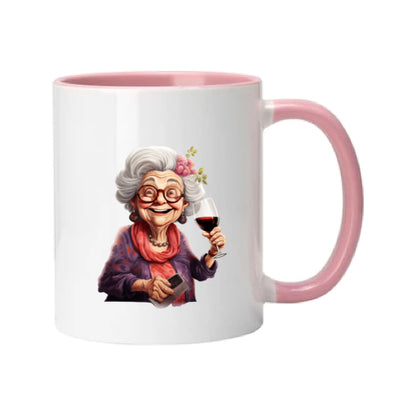 Mug - 11oz - OAP - Lady with a drink 1