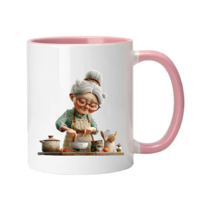 Mug - 11oz - OAP - Lady cooking 2