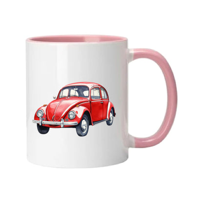 Mug - 11oz - VW Beetle - Red