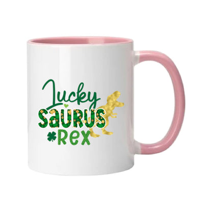 Mug - 11oz - St Patricks Day - Lucky Saurus Rex