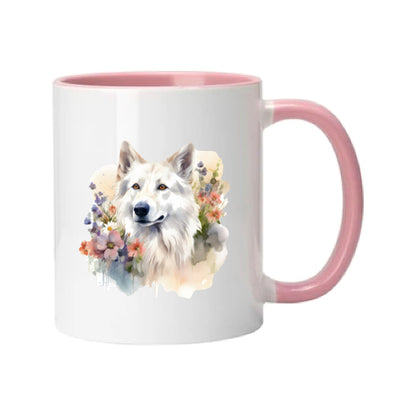 Mug - 11oz - White Swiss Shepherd 10 (GSD)