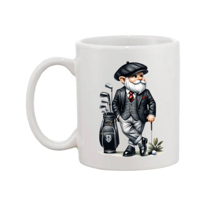 Mug - 11oz - Black Golfer Gnome 1