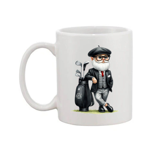 Mug - 11oz - Black Golfer Gnome 2