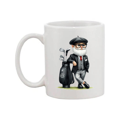 Mug - 11oz - Black Golfer Gnome 2