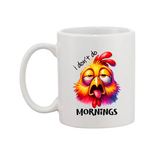 Mug - 11oz - I don't do mornings 1