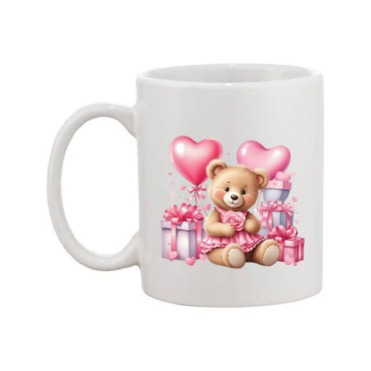 Mug - 11oz - Bear with presents & balloons