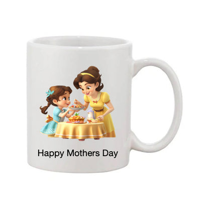 Mug - 11oz - Lady & Girl Having Pudding 8