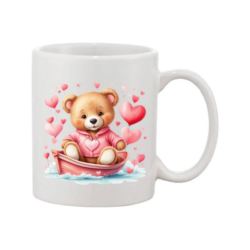 Mug - 11oz - Bear in a boat