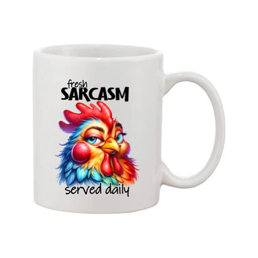 Mug - 11oz - Fresh sarcasm served daily 1