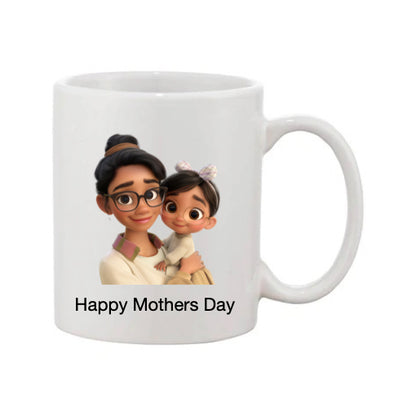 Mug - 11oz - Lady & Girl Hugging 14