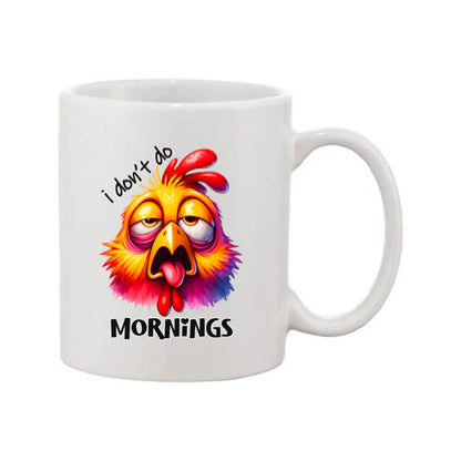 Mug - 11oz - I don't do mornings 1