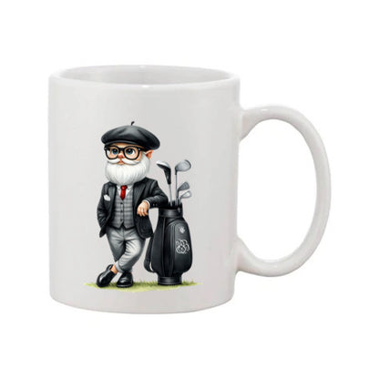 Mug - 11oz - Black Golfer Gnome 2