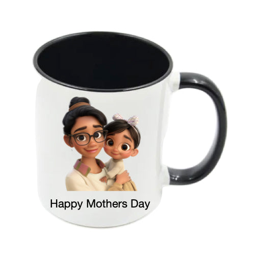 Mug - 11oz - Lady & Girl Hugging 14