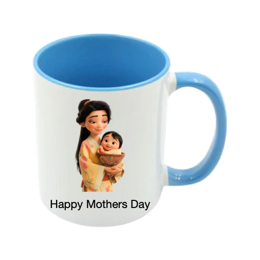 Mug - 11oz - Lady & Boy Hugging 3
