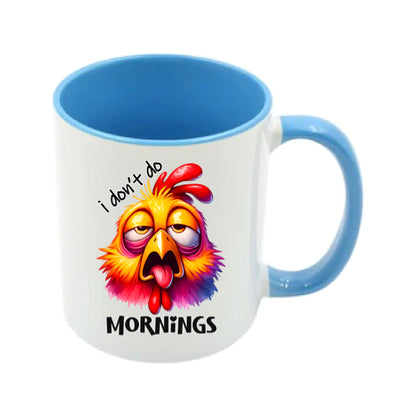Mug - 11oz - I don't do mornings 1
