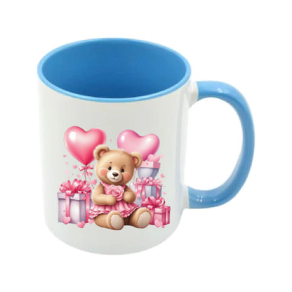 Mug - 11oz - Bear with presents & balloons