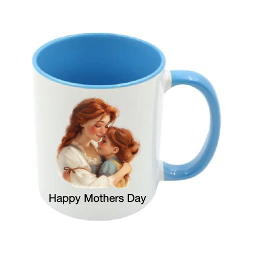 Mug - 11oz - Lady & Girl Hugging 4
