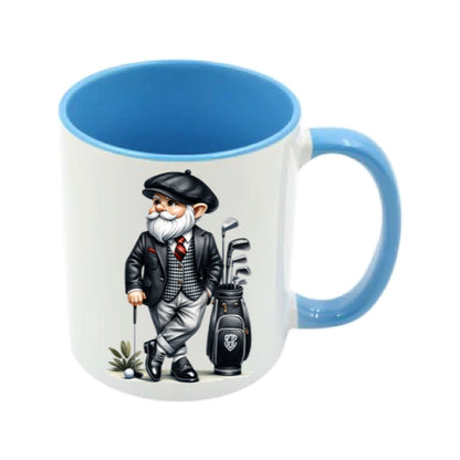 Mug - 11oz - Black Golfer Gnome 1
