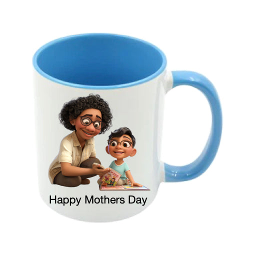 Mug - 11oz - Lady & Boy Reading 1