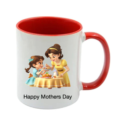 Mug - 11oz - Lady & Girl Having Pudding 8