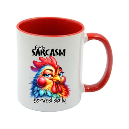 Mug - 11oz - Fresh sarcasm served daily 1