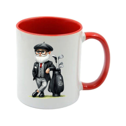 Mug - 11oz - Black Golfer Gnome 2