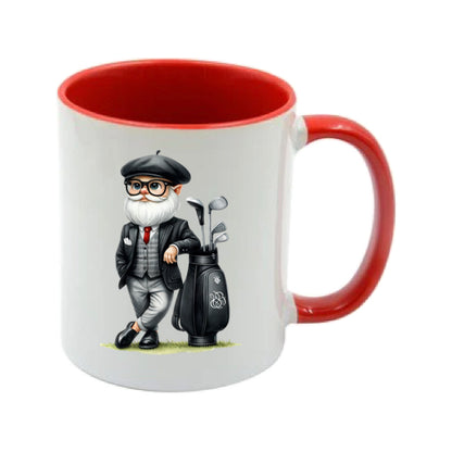 Mug - 11oz - Black Golfer Gnome 2