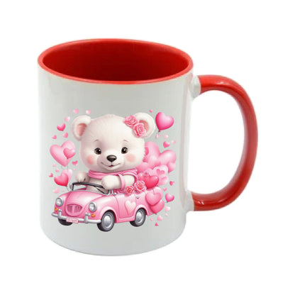 Mug - 11oz - Bear in a car