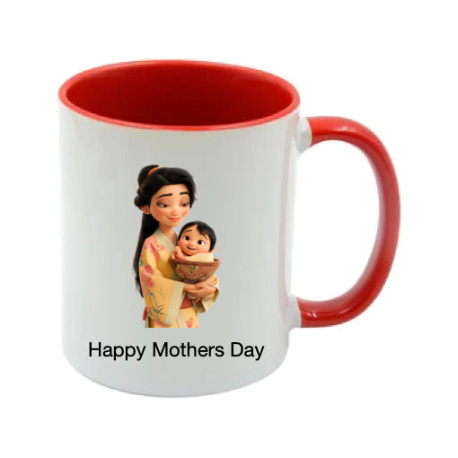 Mug - 11oz - Lady & Boy Hugging 3